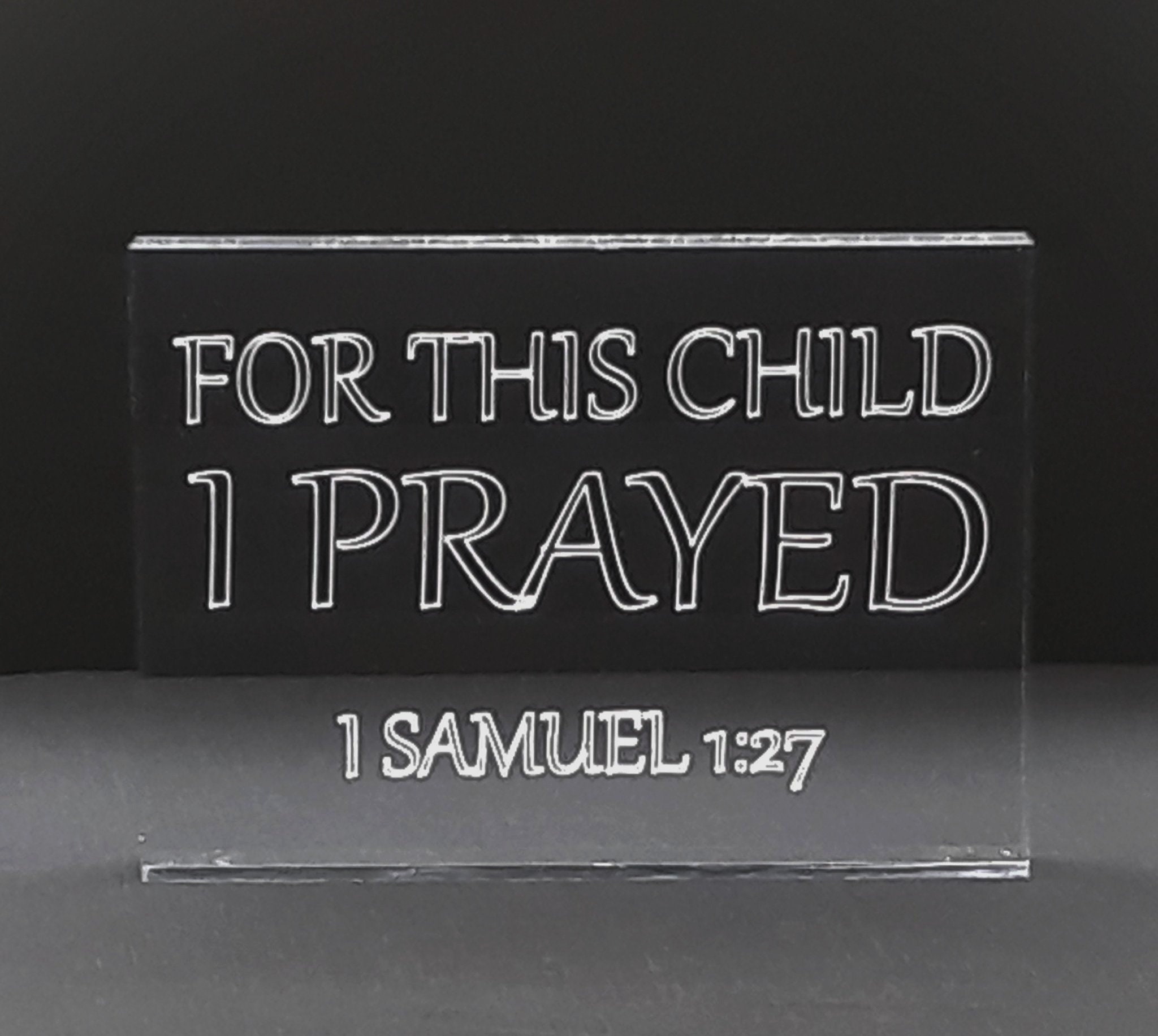 Custom Engraved Acrylic Block