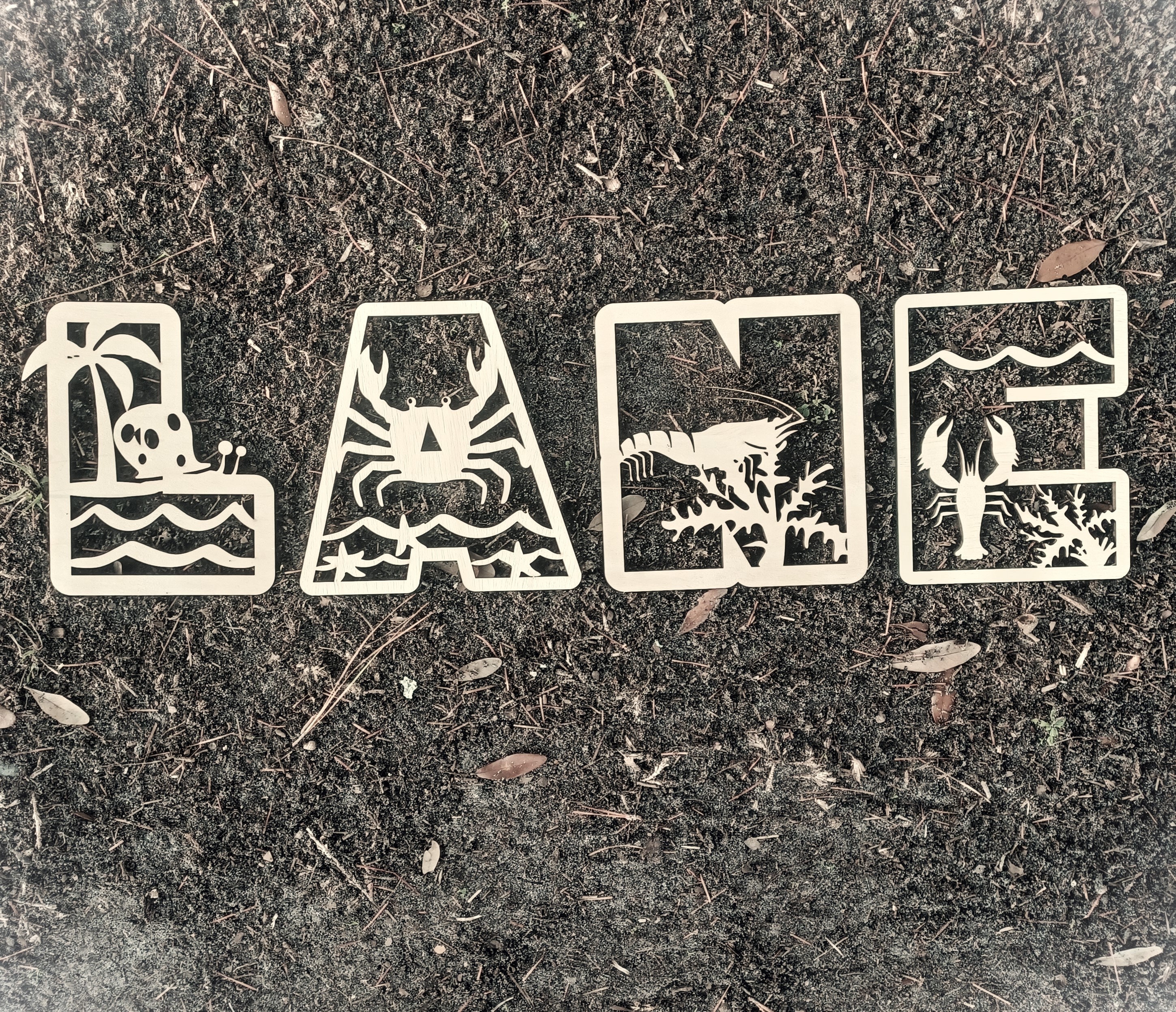 Ocean Alphabet Letters