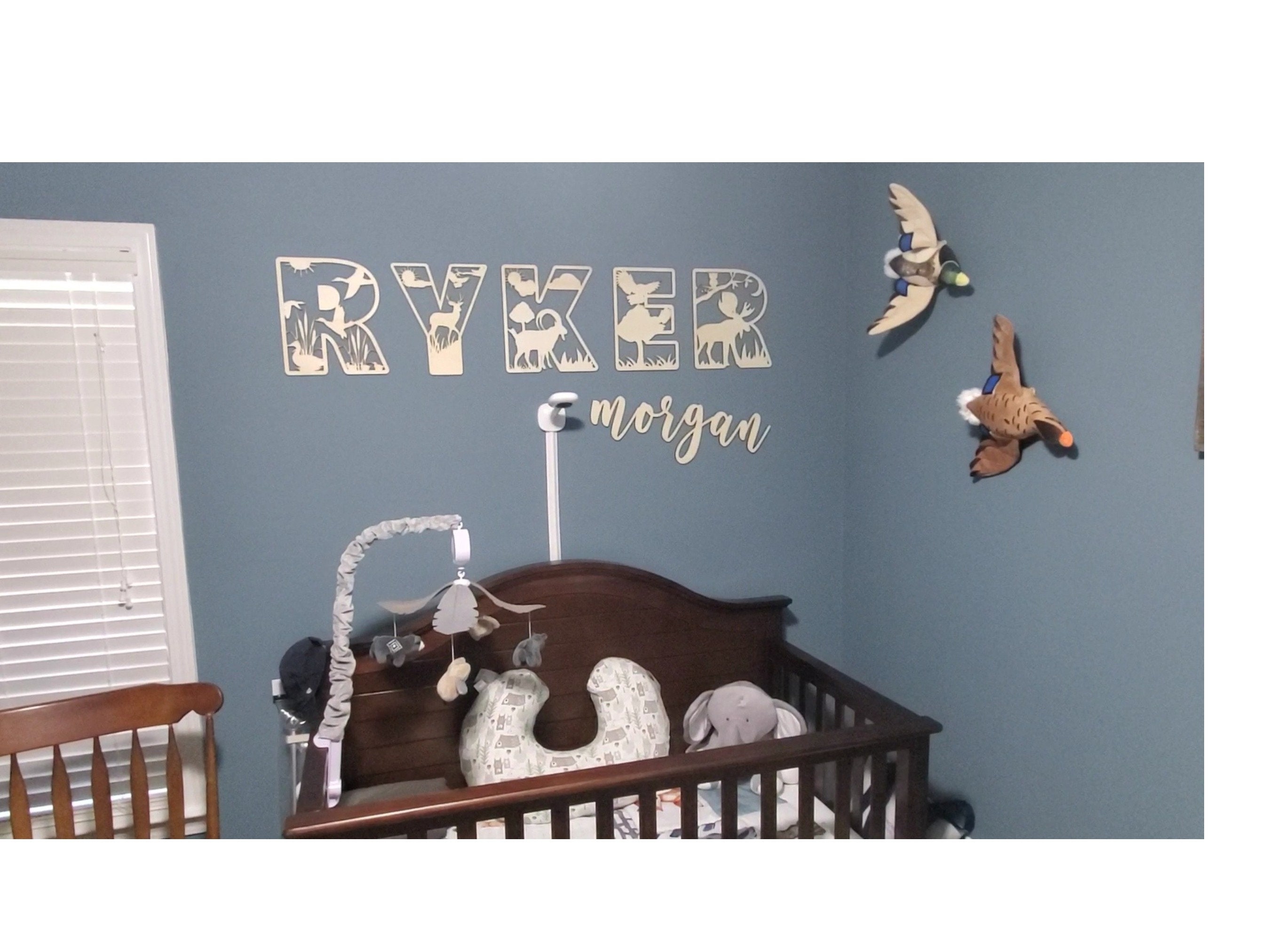 Personalized Woodland Animal Alphabet Letters